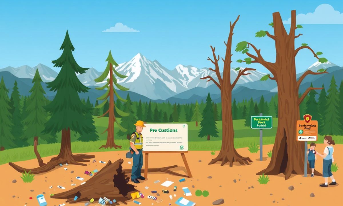 Avista National Park Damage Fine Consequences & Prevention