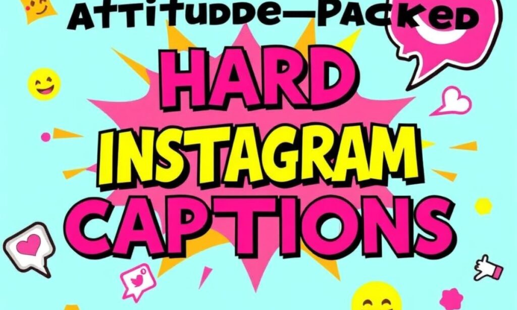 😈 Attitude-Packed Hard Instagram Captions 😈